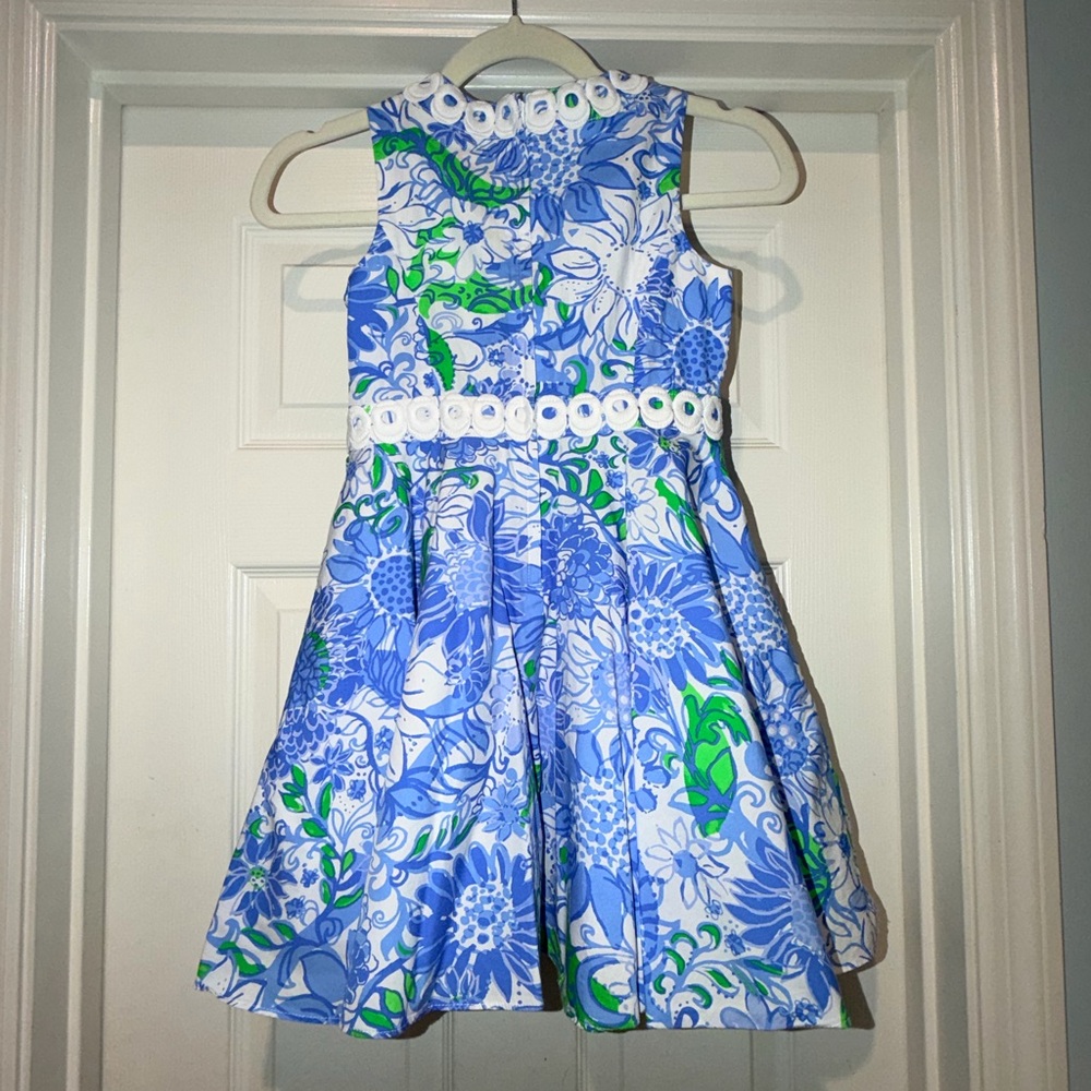 Lilly Pulitzer Girls Idala Dress 8 - Picture 3 of 5